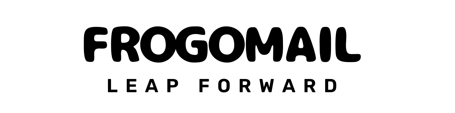 frogomail logo tagline